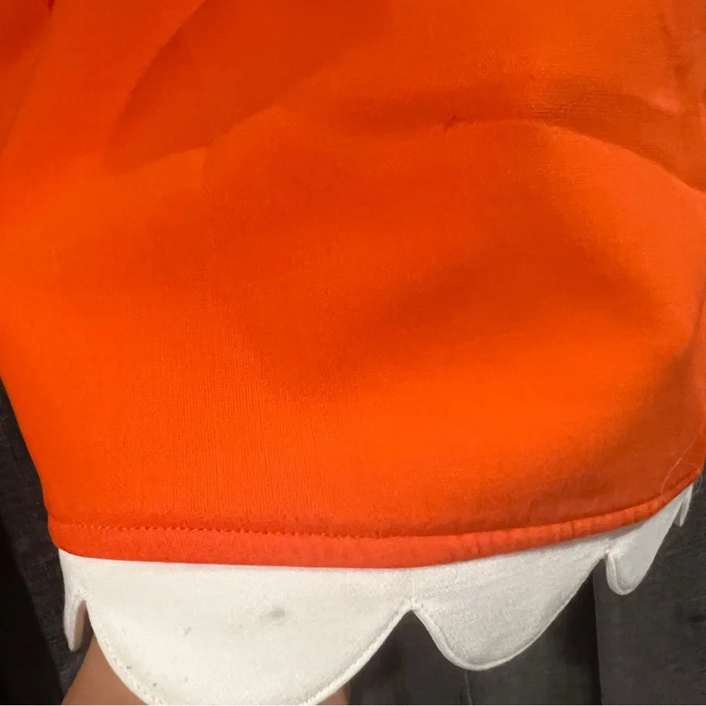 Victoria Beckham for Target 2X Orange/White with Scalloped detail good condition - Picture 4 of 5